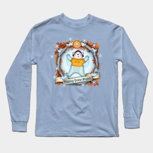 making snow angels Long Sleeve T-Shirt